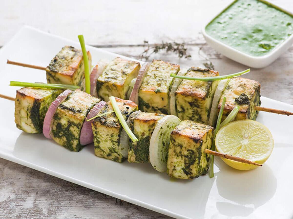 Paneer Haryali Tikka