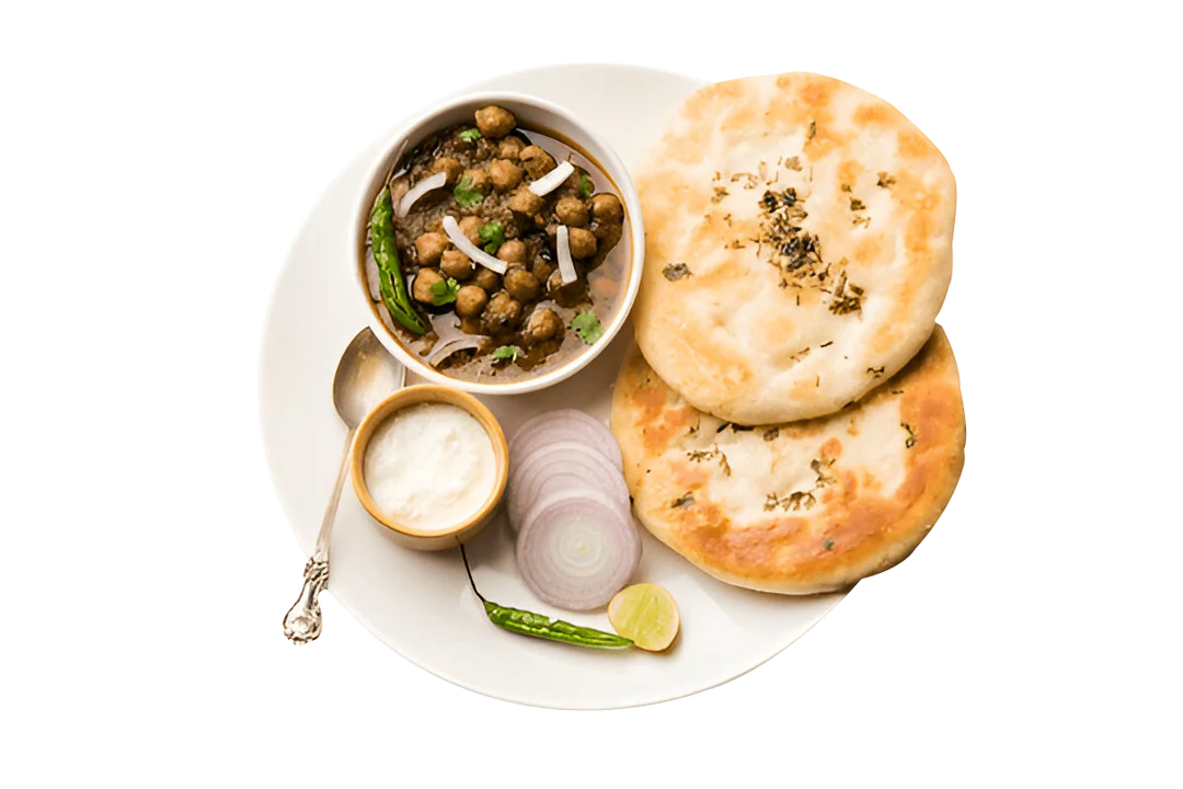 Paneer Kulcha With Chole